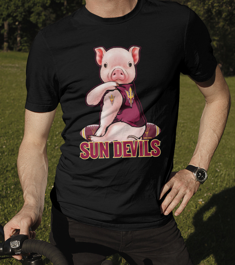 Pig Sun Devils Arizona State Football T-Shirt