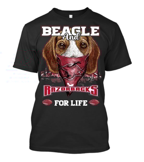 Beagle And Razorbacks For Life T-Shirt