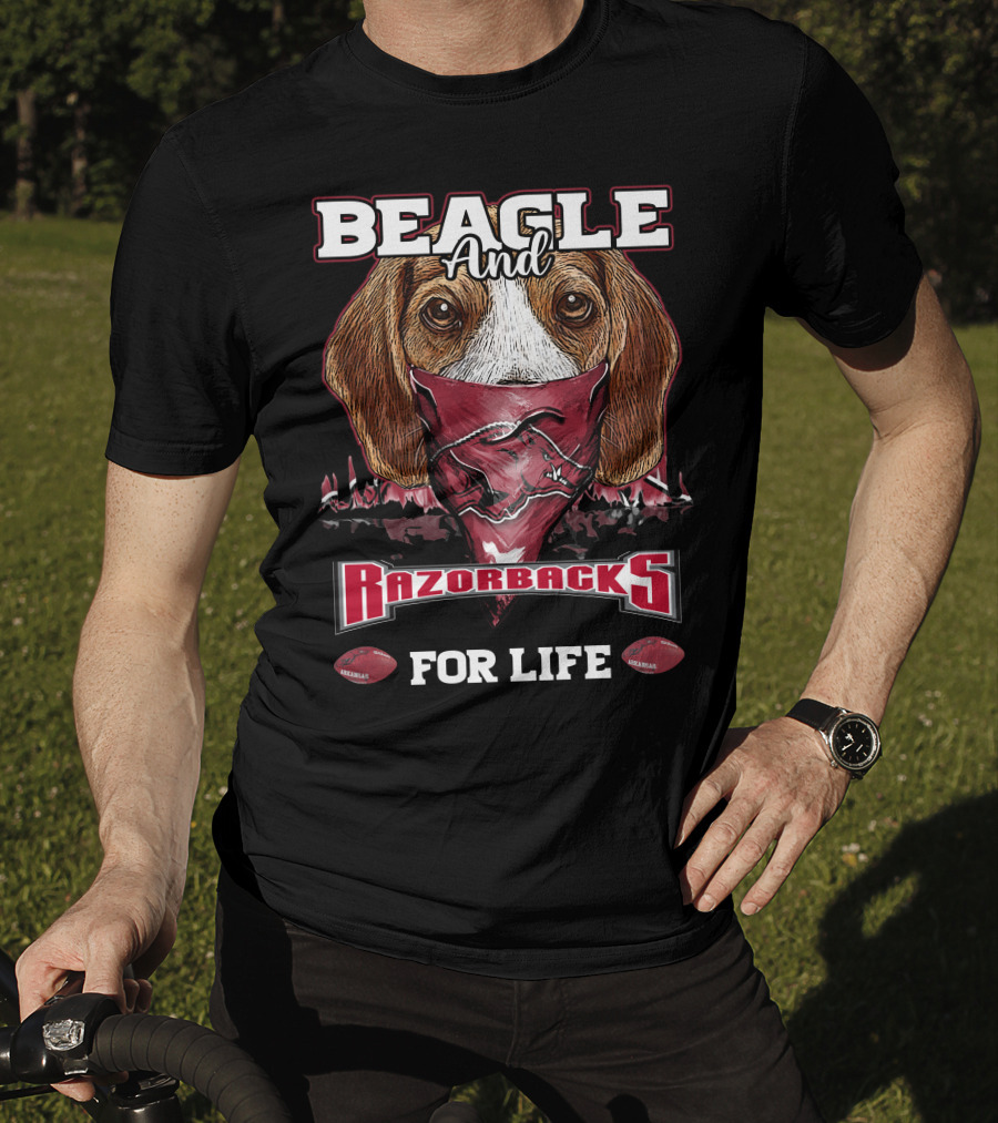 Beagle And Razorbacks For Life T-Shirt