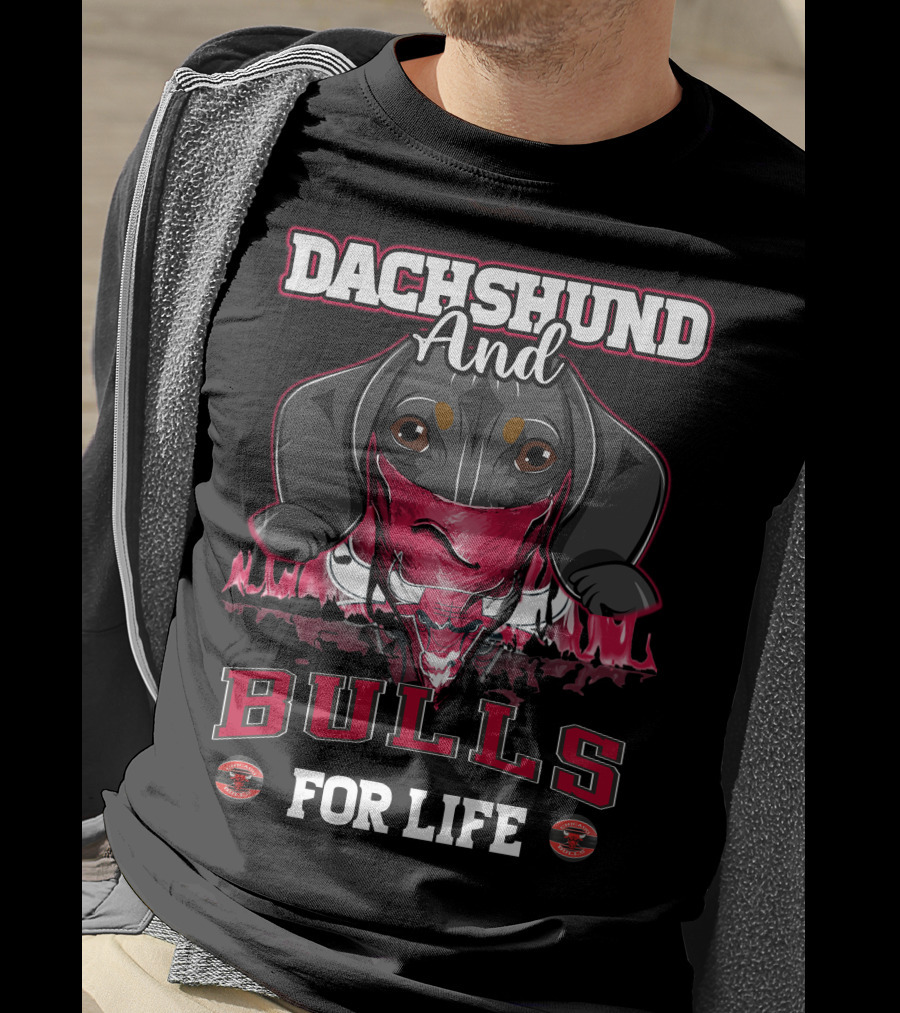 Dachshund And Bulls For Life Chicago T-Shirt