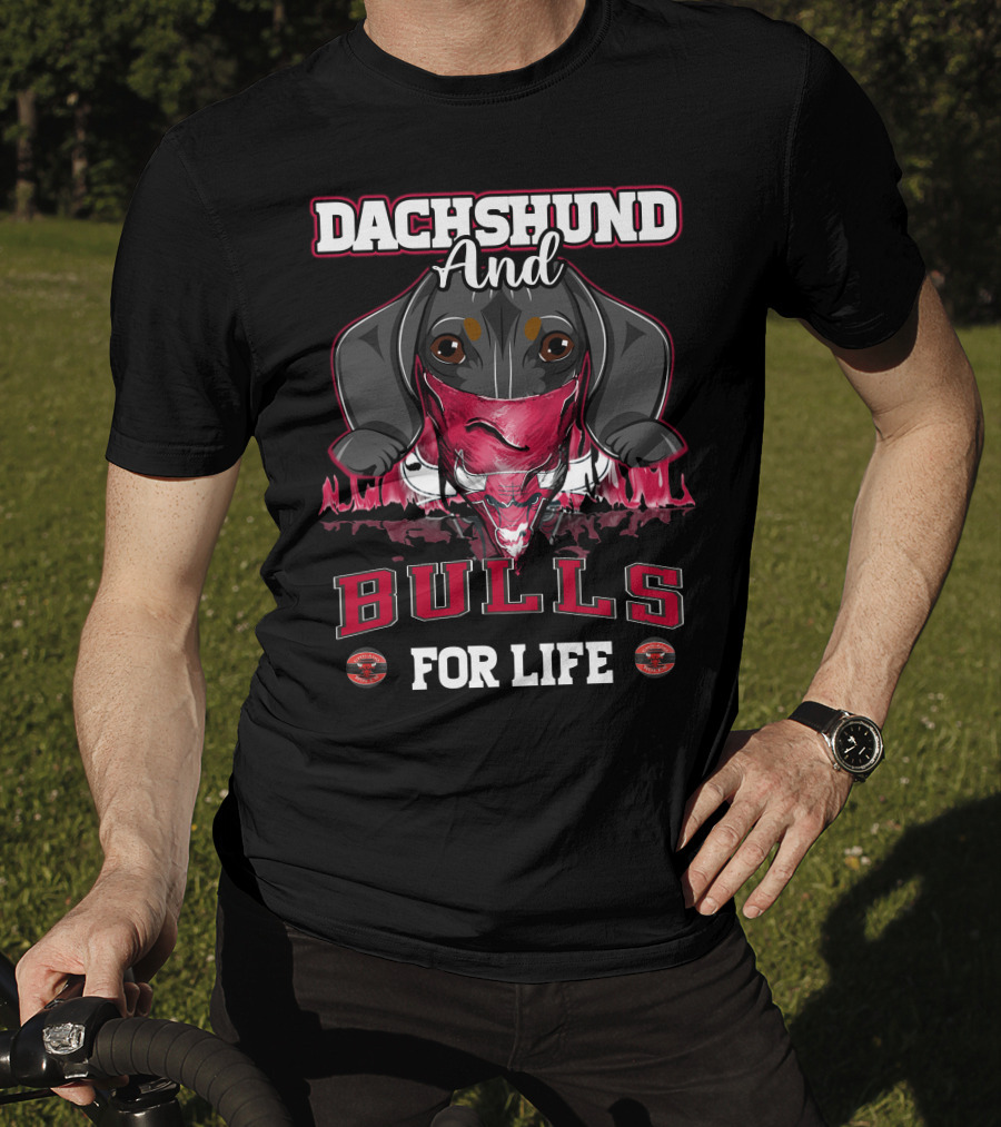 Dachshund And Bulls For Life Chicago T-Shirt