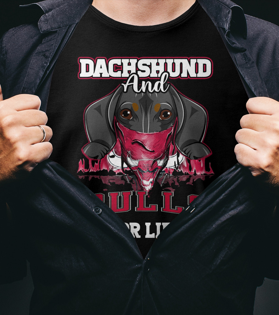 Dachshund And Bulls For Life Chicago T-Shirt