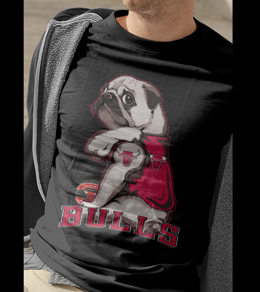 Pug Chicago Bulls Bulls T-Shirt
