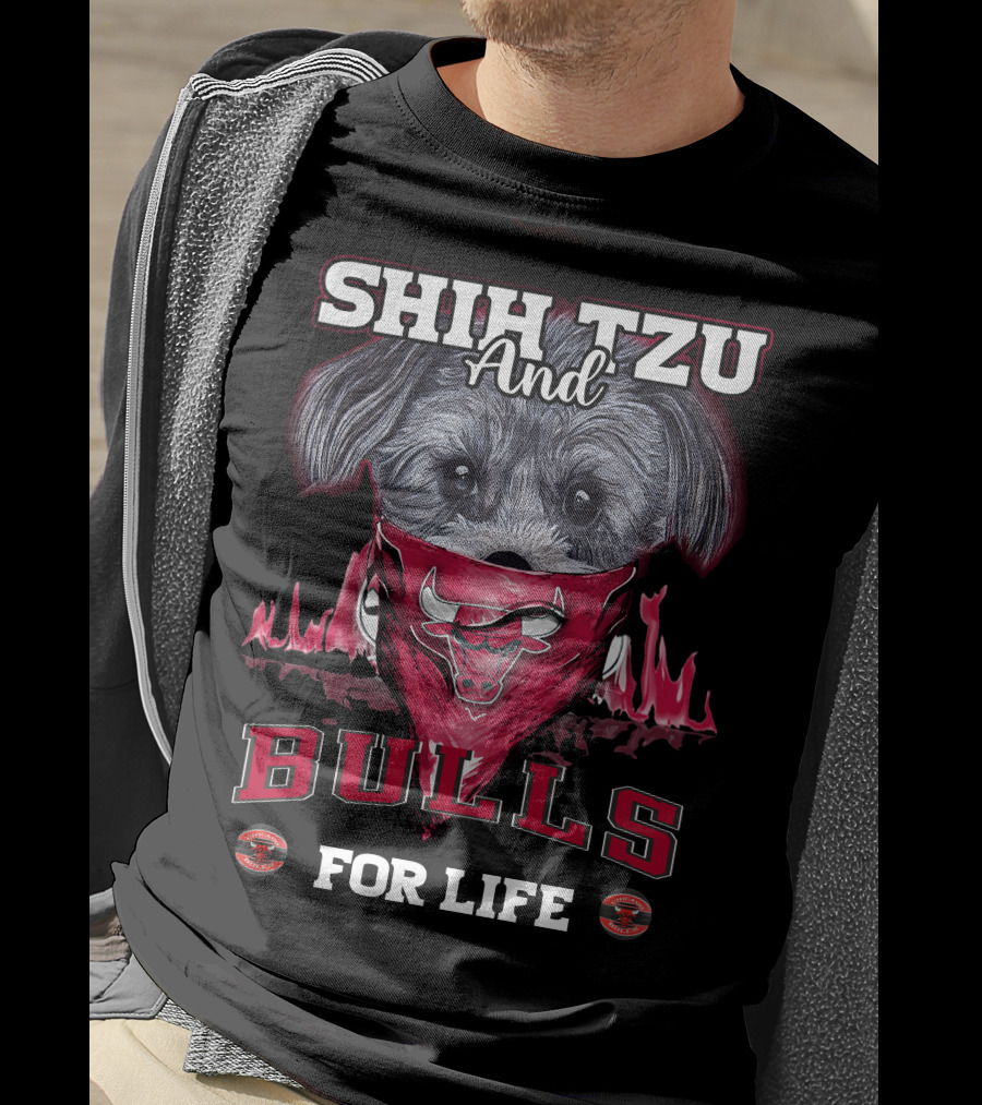 Shih Tzu And Bulls For Life T-Shirt