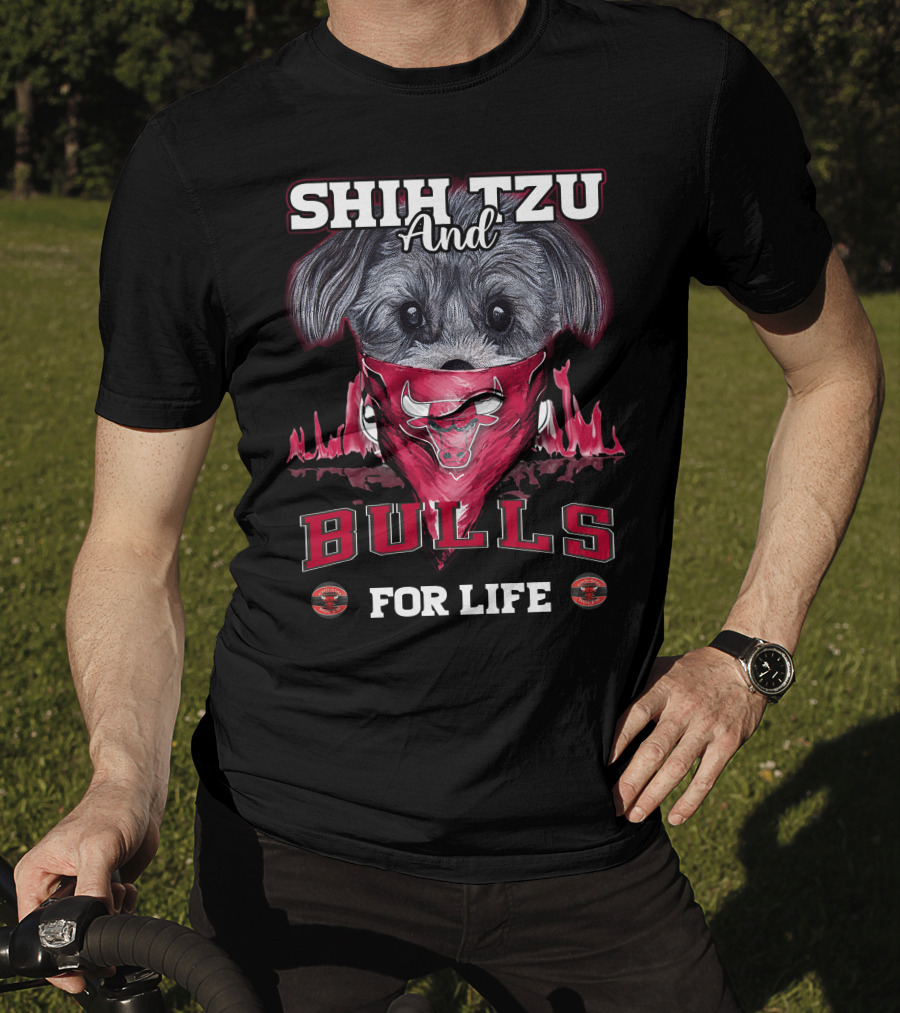 Shih Tzu And Bulls For Life T-Shirt