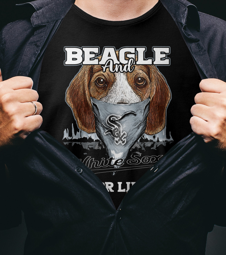 Beagle And White Sox For Life T-Shirt