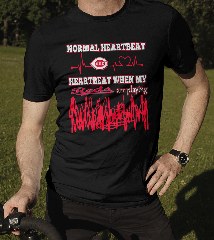 Normal Heartbeat Reds Heartbeat When My Reds Are Playing T-Shirt