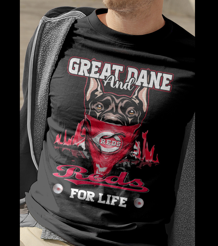 Great Dane And Reds For Life T-Shirt