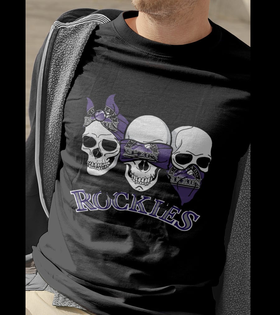 Rockies Three Skull Bandana T-Shirt