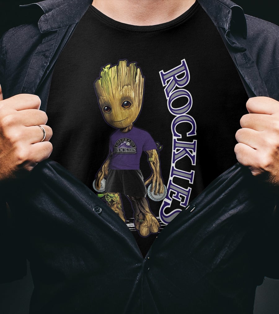 Groot Colorado Rockies Rockies T-Shirt