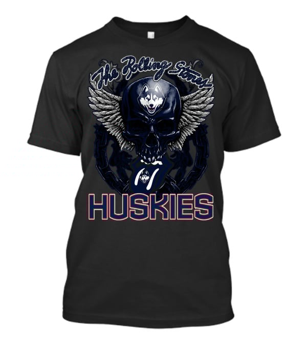 The Rolling Stones Huskies Skull With Wings And Chains T-Shirt
