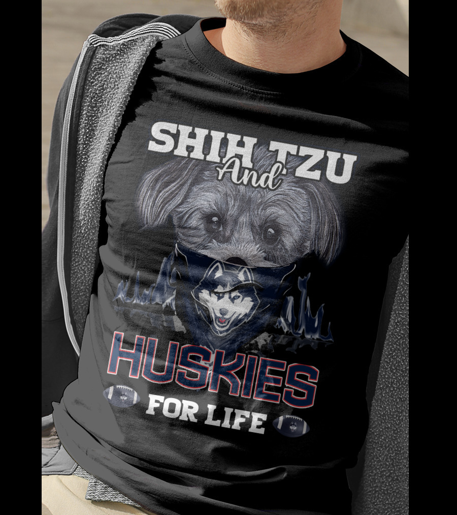 Shih Tzu And Huskies For Life T-Shirt