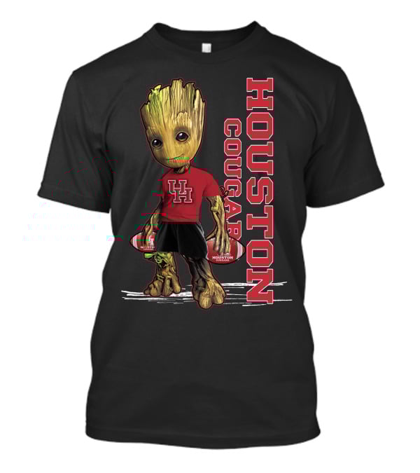 Houston Cougars Groot UH Football Fan T-Shirt