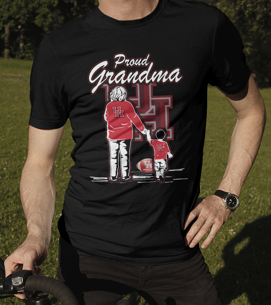 Proud Grandma Houston Cougars UH Football Family T-Shirt