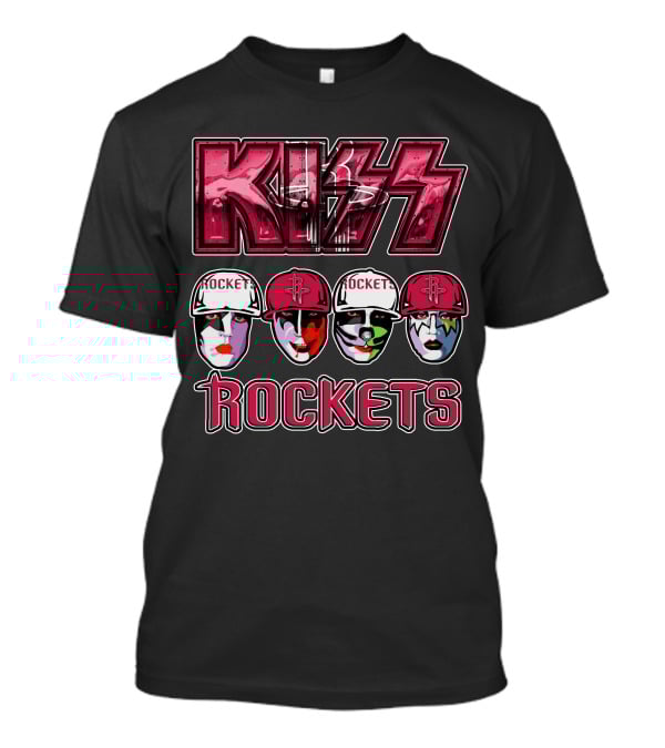 KISS Houston Rockets Faces T-Shirt
