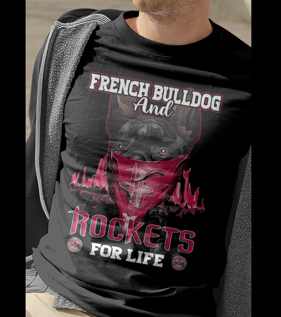 French Bulldog And Rockets For Life T-Shirt