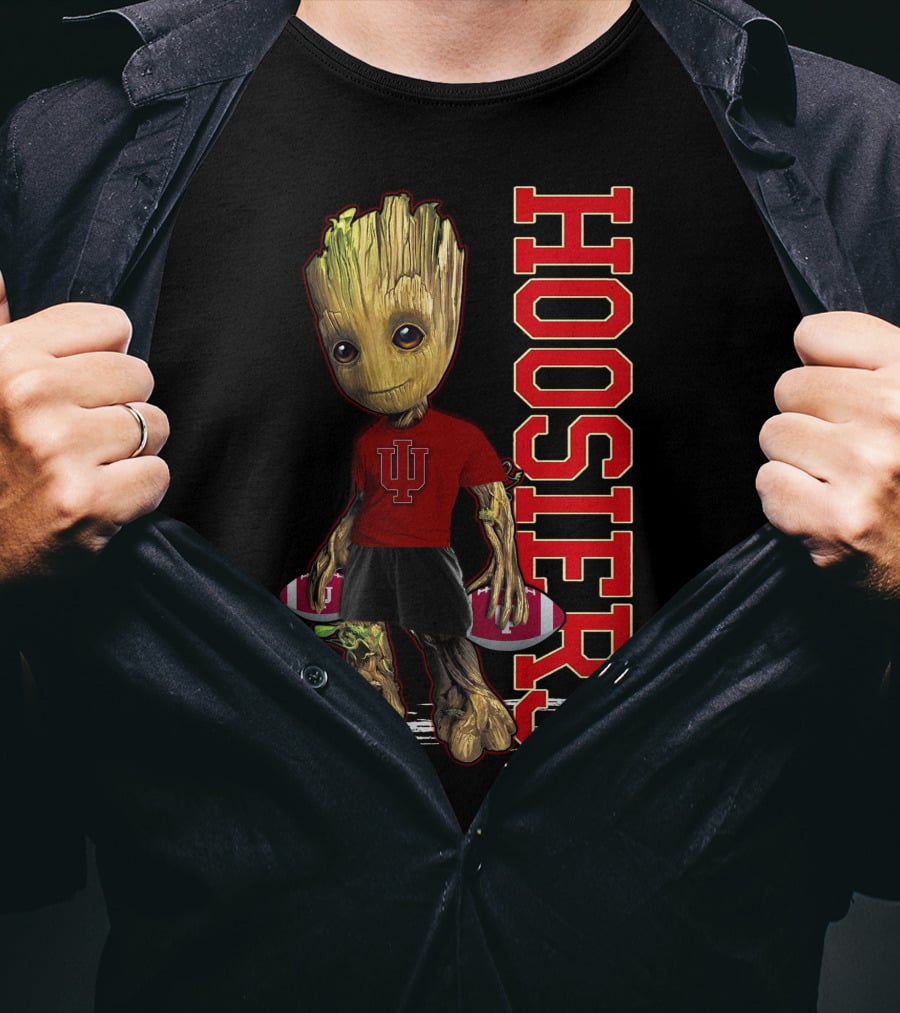 Groot Indiana Hoosiers Football T-Shirt