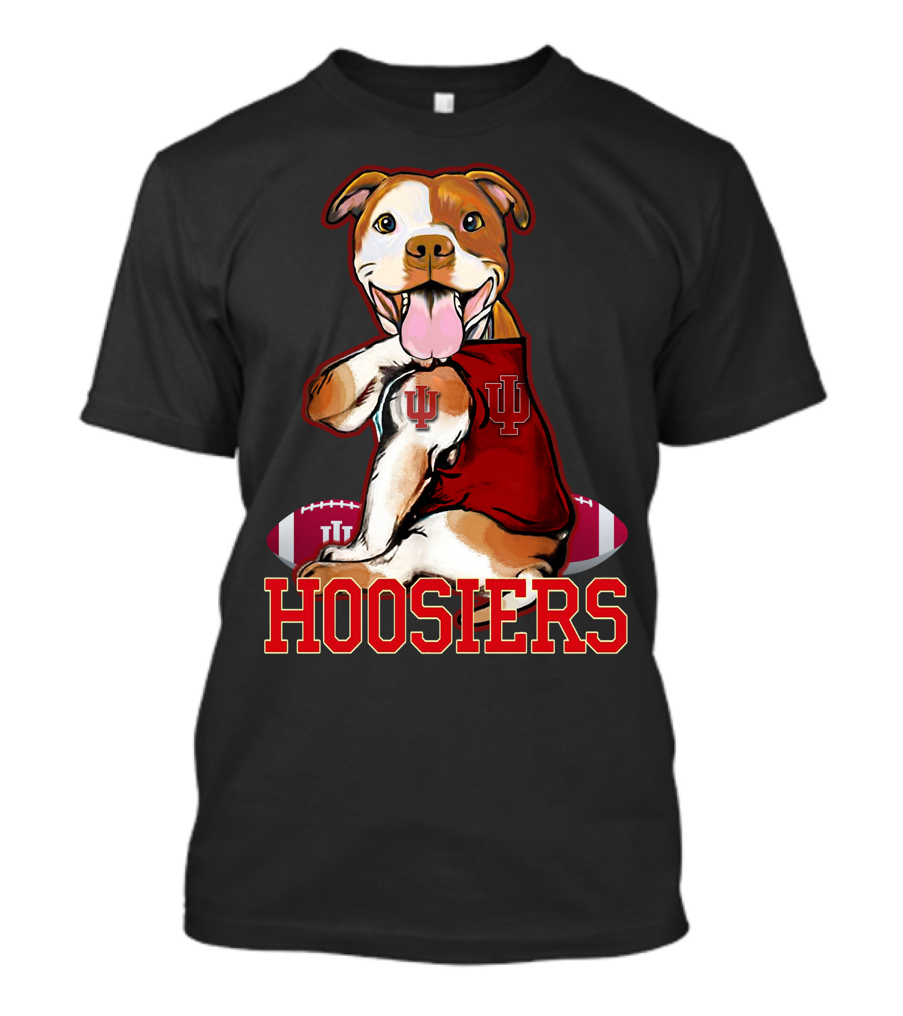 Indiana Hoosiers Pittbull IU Football T-Shirt