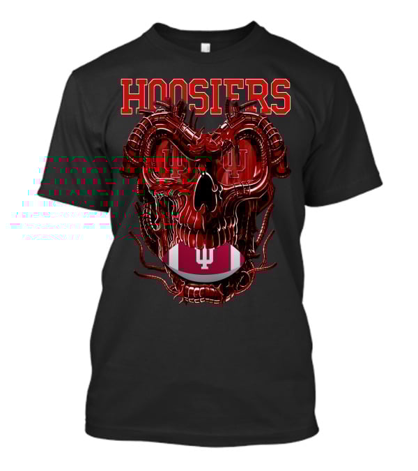 Hoosiers Dragonskull Indiana Football T-Shirt