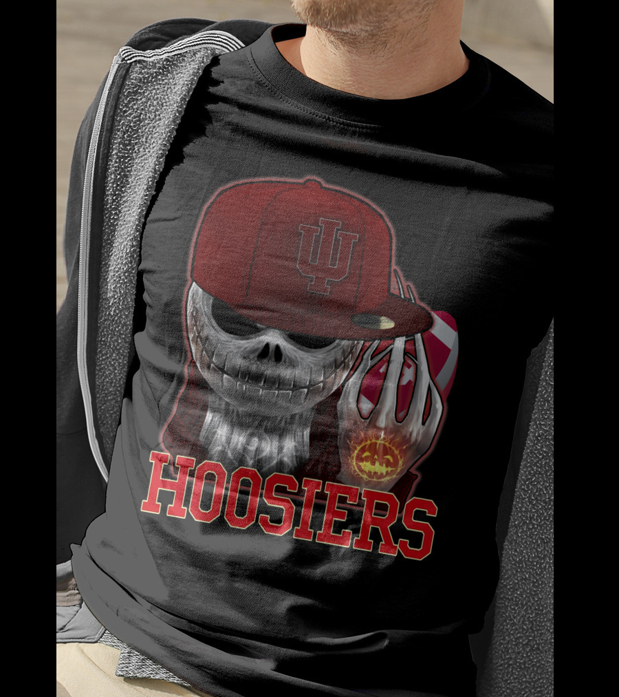 Jackskull Hoosiers Indiana University T-Shirt