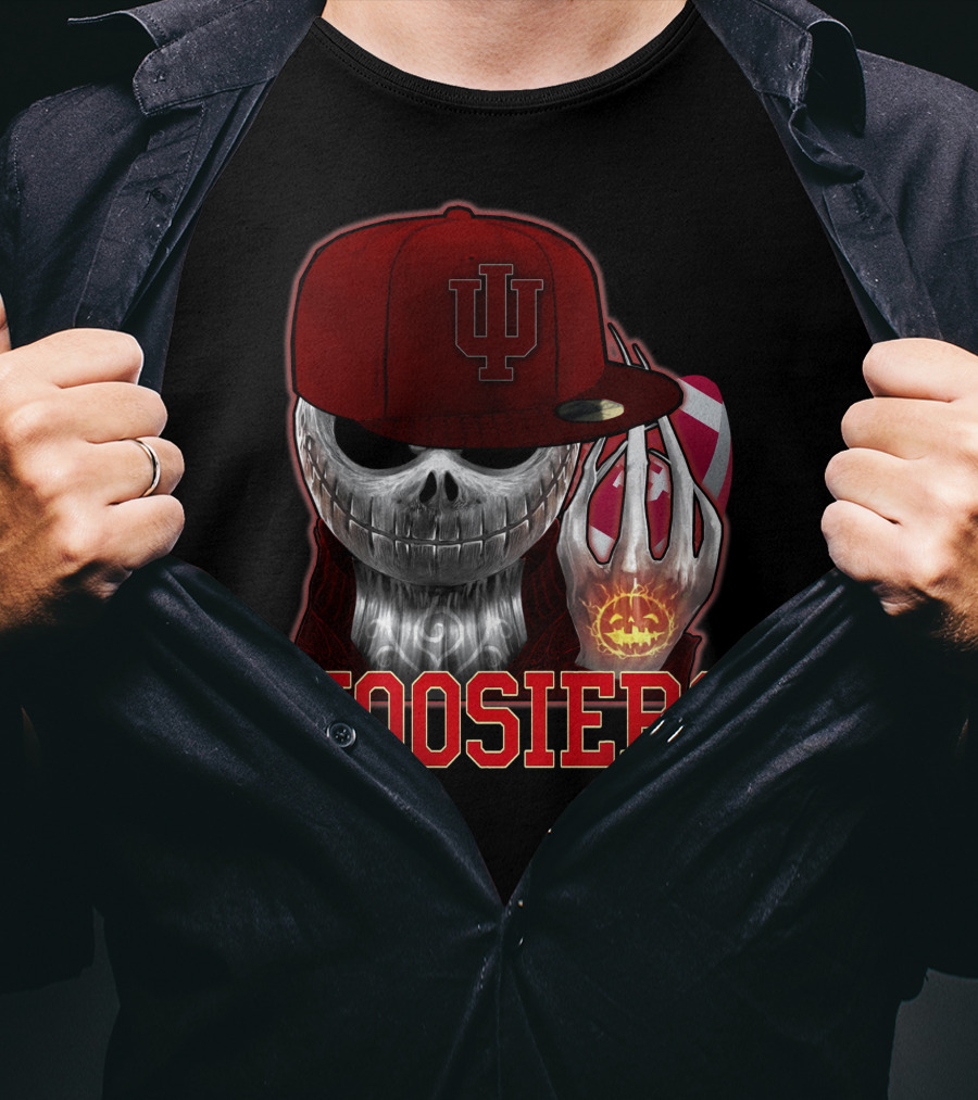 Jackskull Hoosiers Indiana University T-Shirt