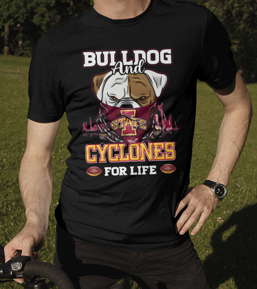 Bulldog And Cyclones For Life State T-Shirt