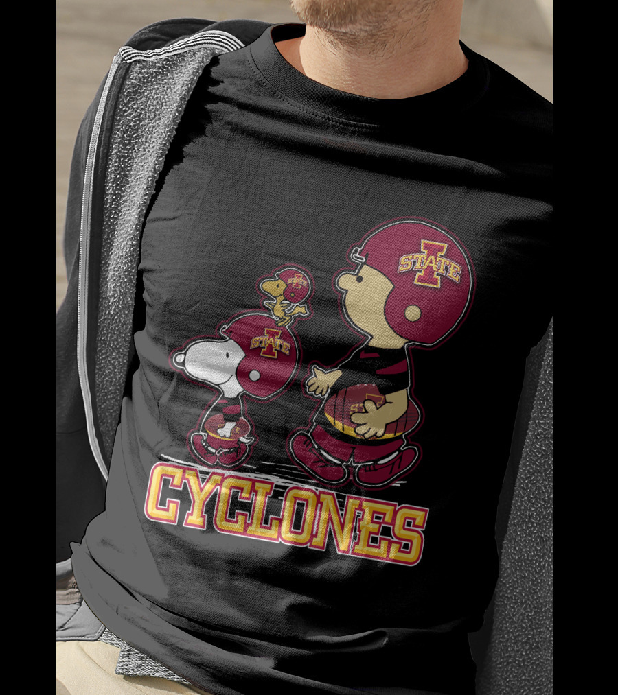 Snpfootball Cyclones Iowa State Peanuts Collection T-Shirt