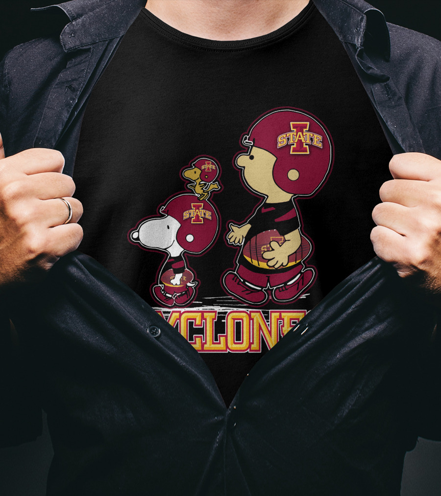 Snpfootball Cyclones Iowa State Peanuts Collection T-Shirt