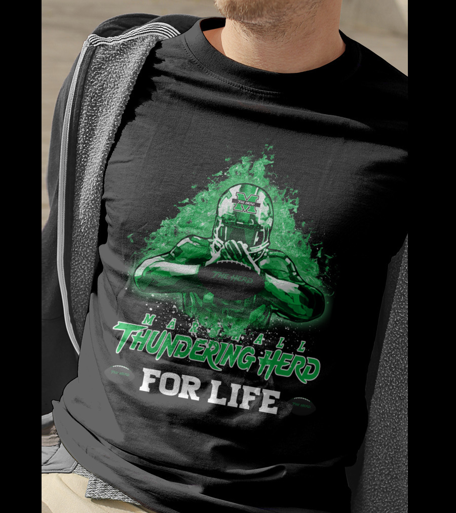 Marshall Thundering Herd The Herd For Life T-Shirt