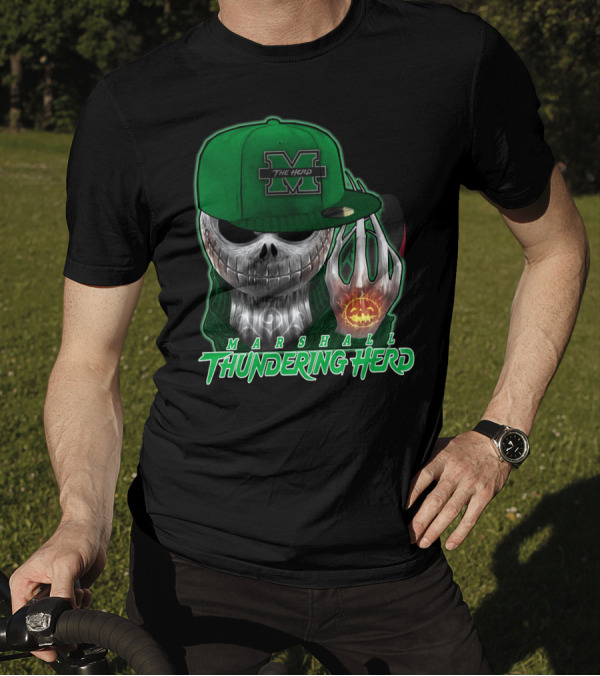 Marshall Thundering Herd Jackskull The Herd T-Shirt