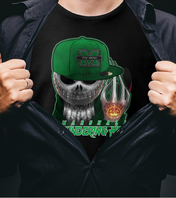 Marshall Thundering Herd Jackskull The Herd T-Shirt