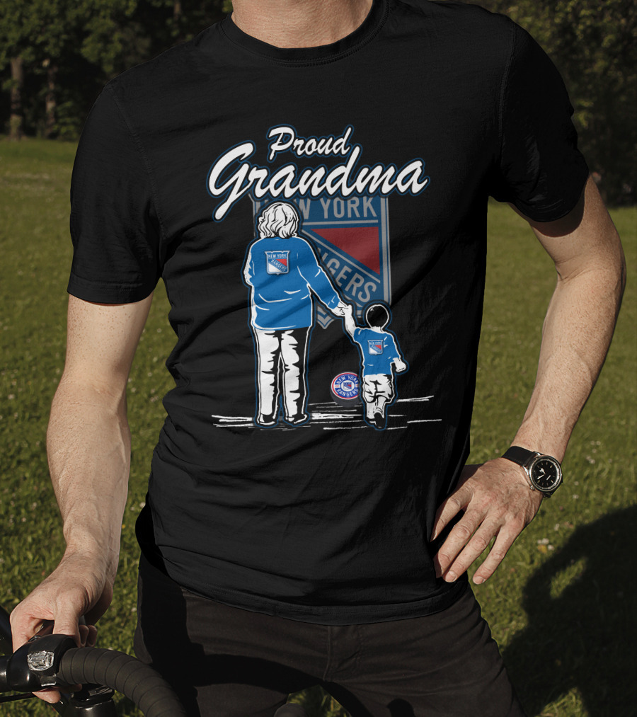 Proud Grandma New York Rangers Hockey T-Shirt