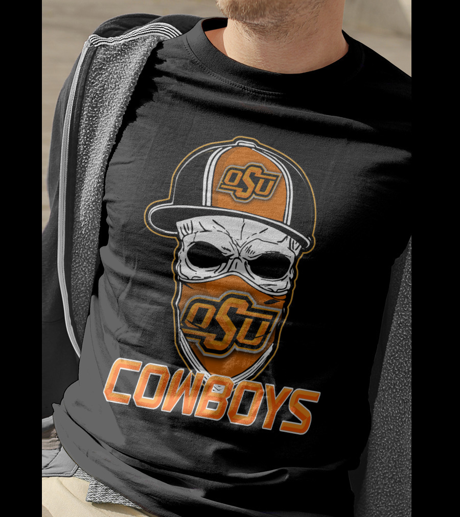 OSU Skull Hat Cowboys T-Shirt