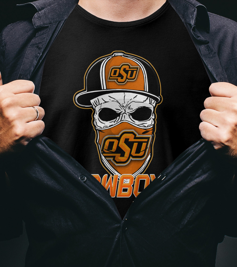 OSU Skull Hat Cowboys T-Shirt