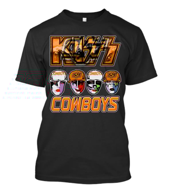 KISS Oklahoma State Cowboys OSU Fan T-Shirt