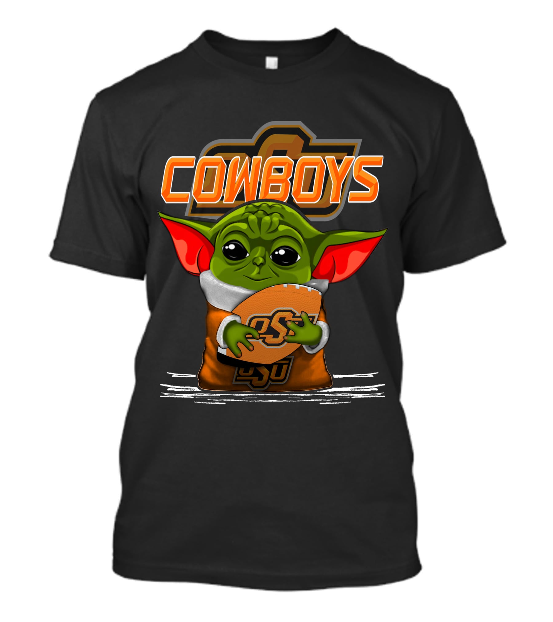 Cowboys OSU Yoda Football Fan T-Shirt