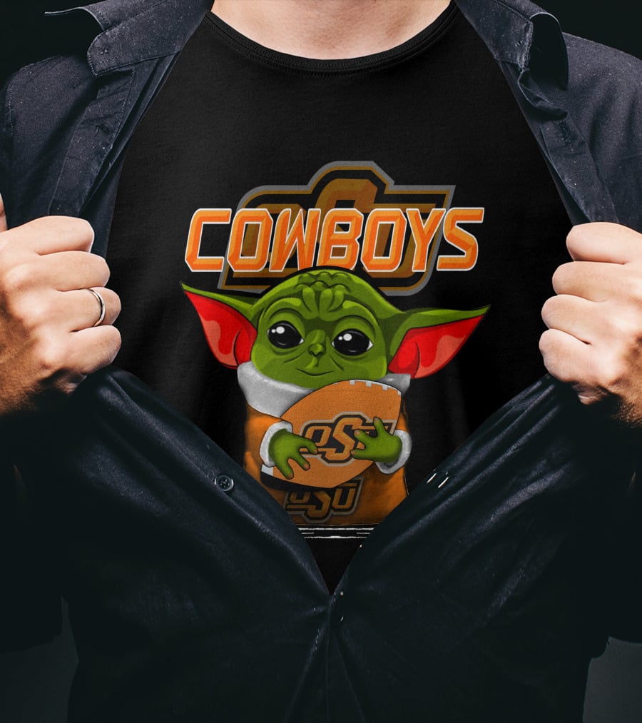 Cowboys OSU Yoda Football Fan T-Shirt