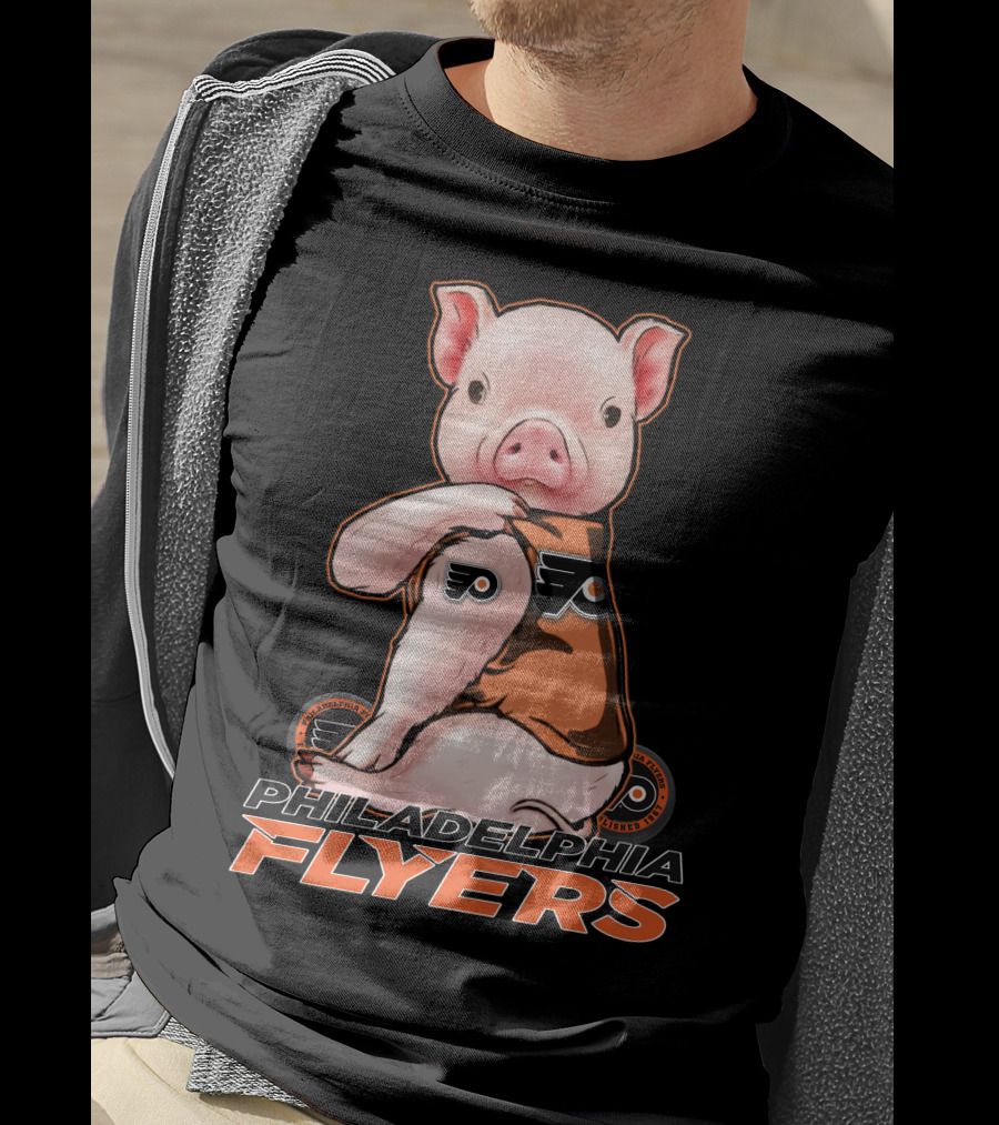 Philadelphia Flyers Pig Mascot T-Shirt