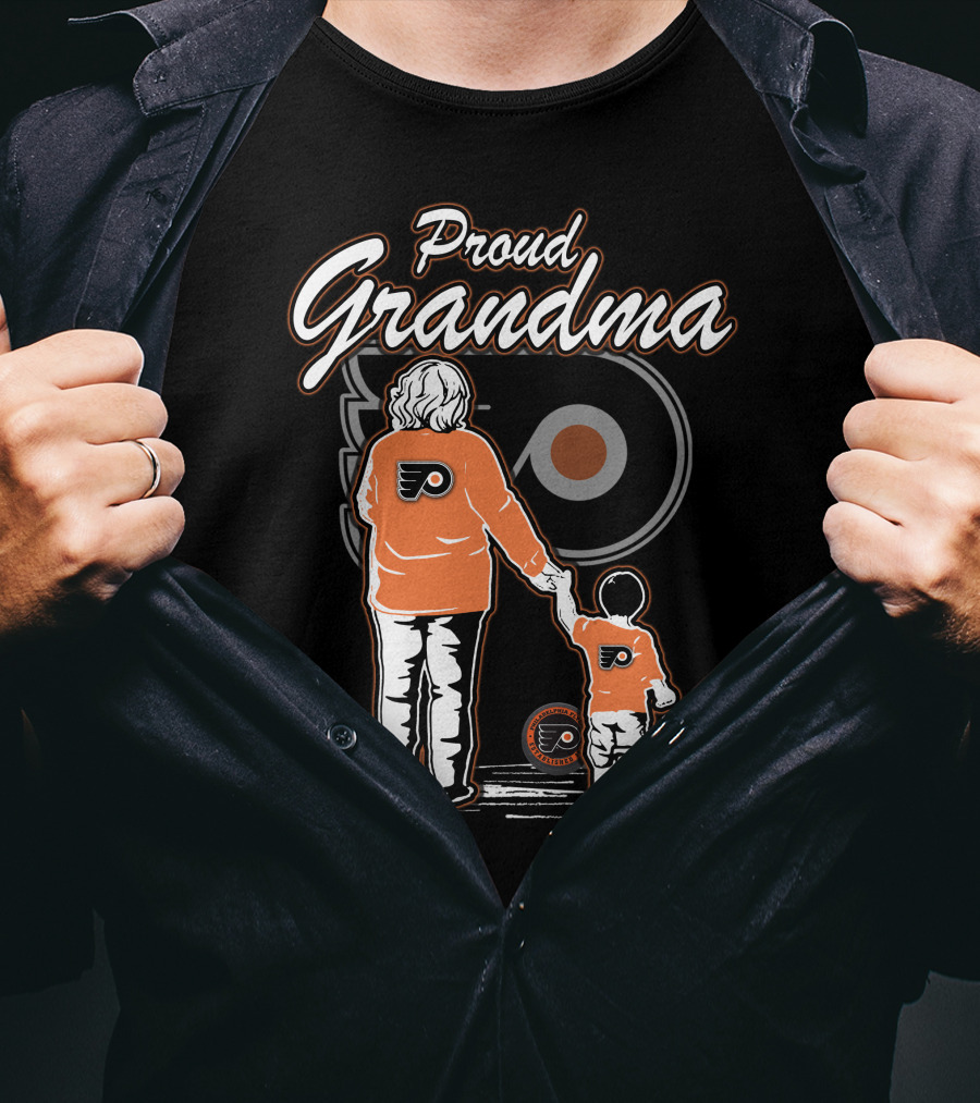 Proud Grandma Philadelphia Flyers NHL T-Shirt