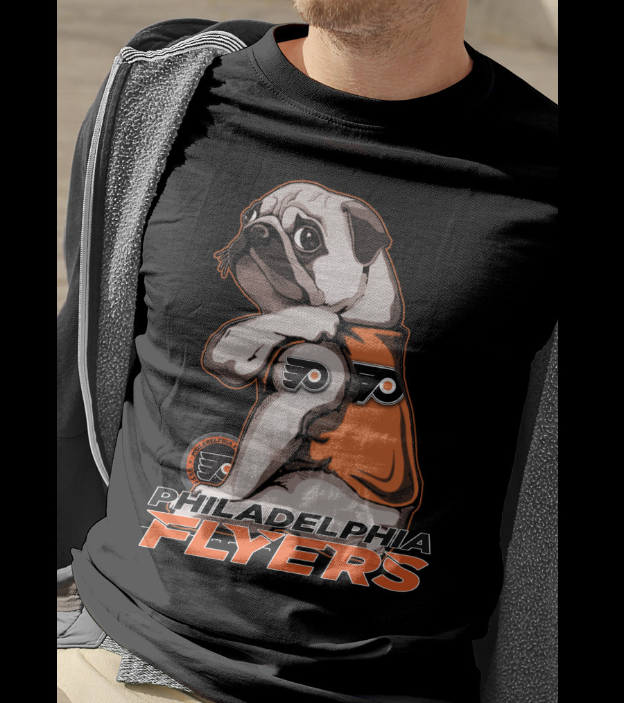 Philadelphia Flyers Pug Mascot T-Shirt