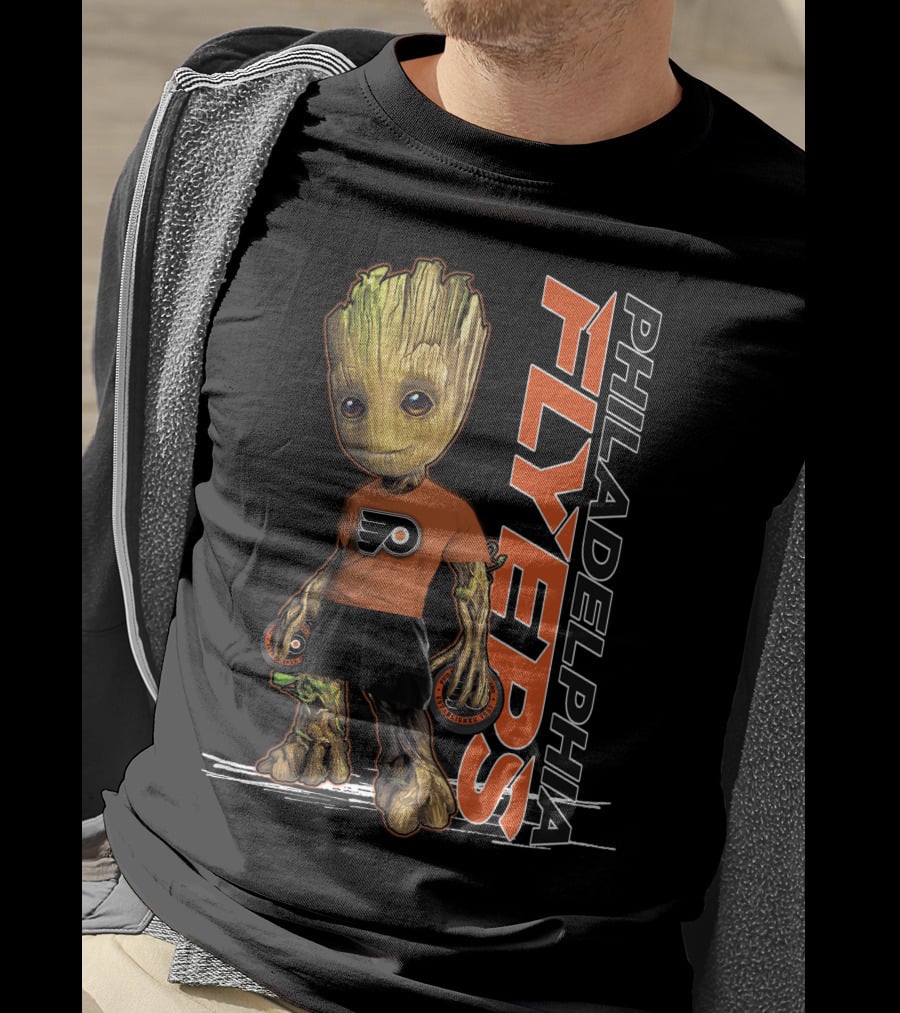 Philadelphia Flyers Groot Hockey Fan T-Shirt