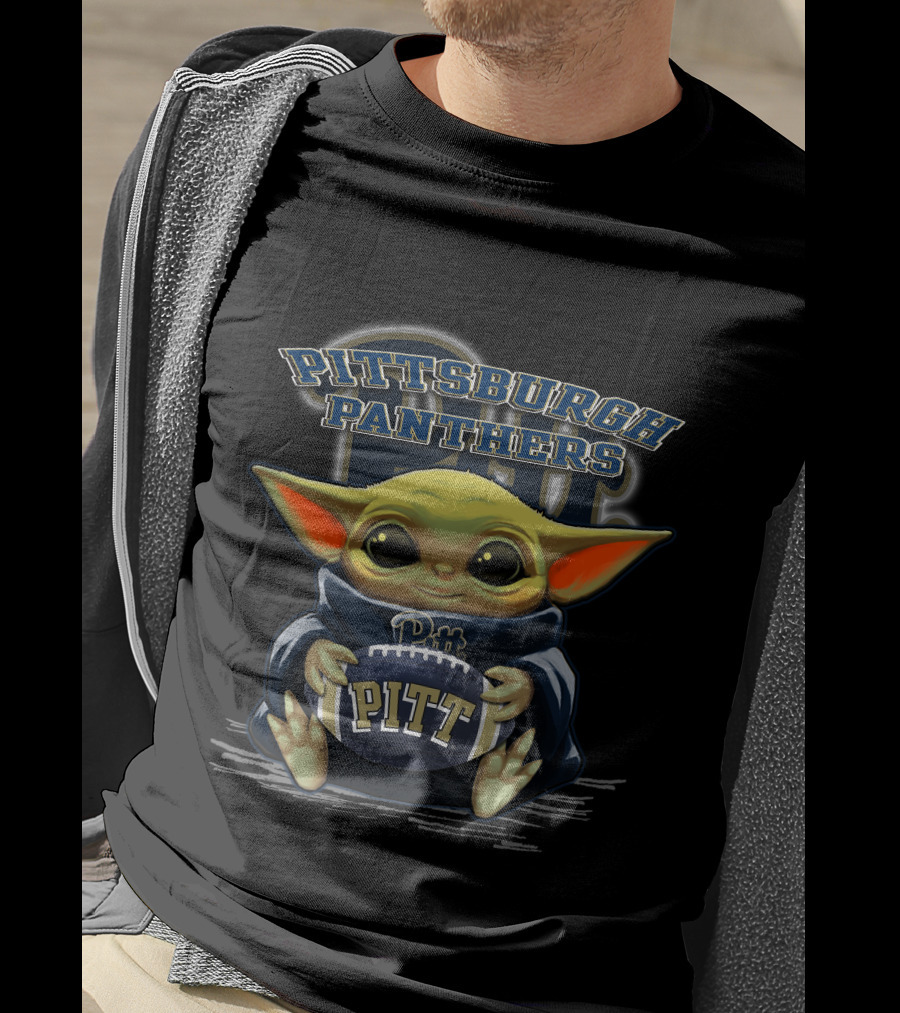 Pittsburgh Panthers Yoda Football Fan Gear T-Shirt