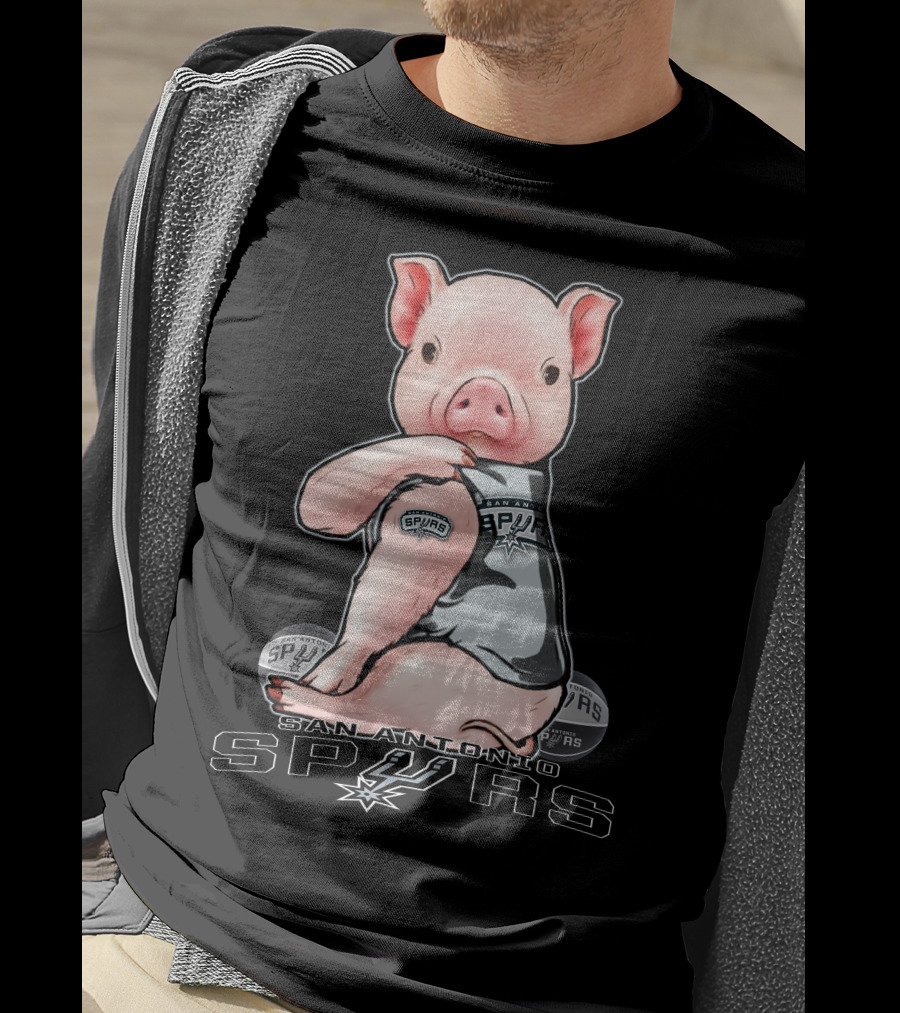 San Antonio Spurs Pig With Spurs T-Shirt