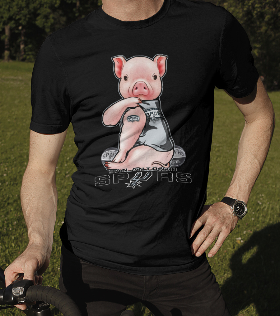San Antonio Spurs Pig With Spurs T-Shirt