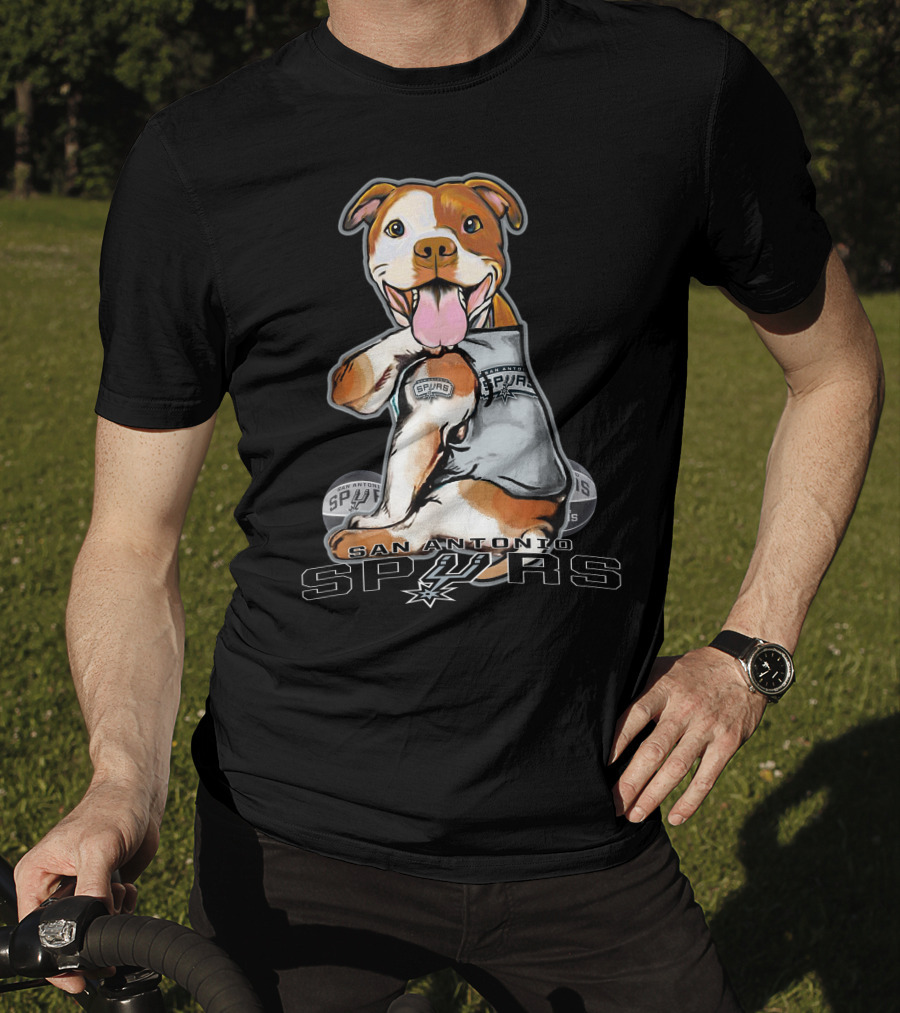 Pittbull San Antonio Spurs Team Spirit T-Shirt