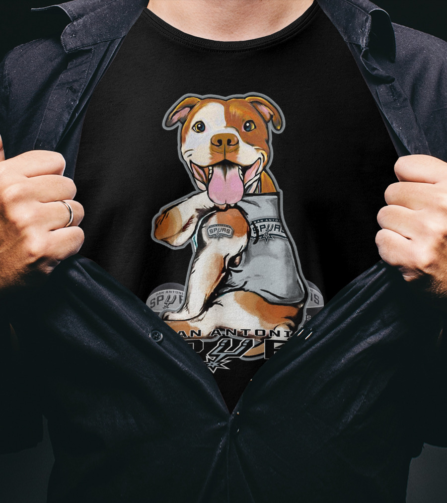 Pittbull San Antonio Spurs Team Spirit T-Shirt