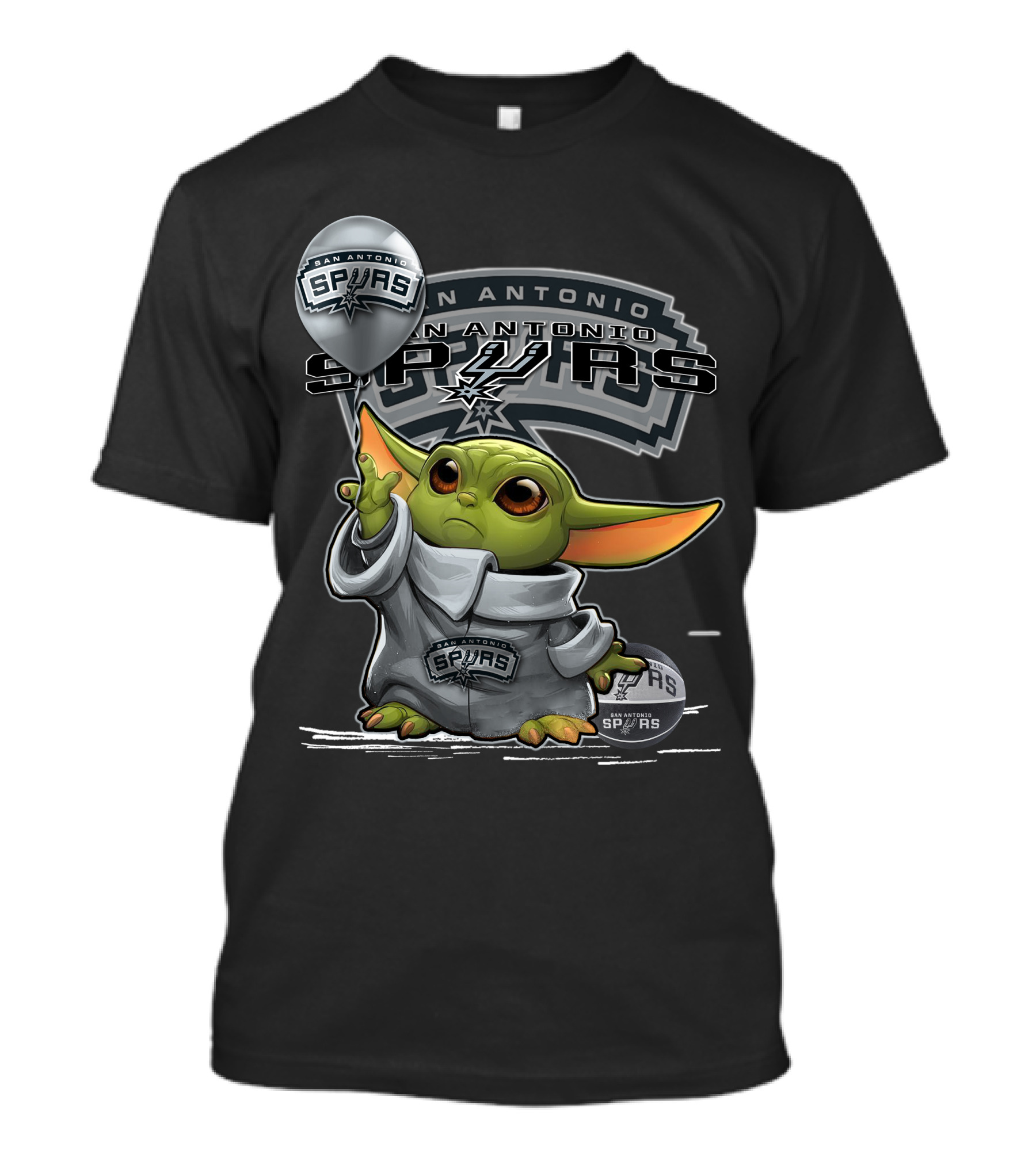 San Antonio Spurs Yoda Character T-Shirt