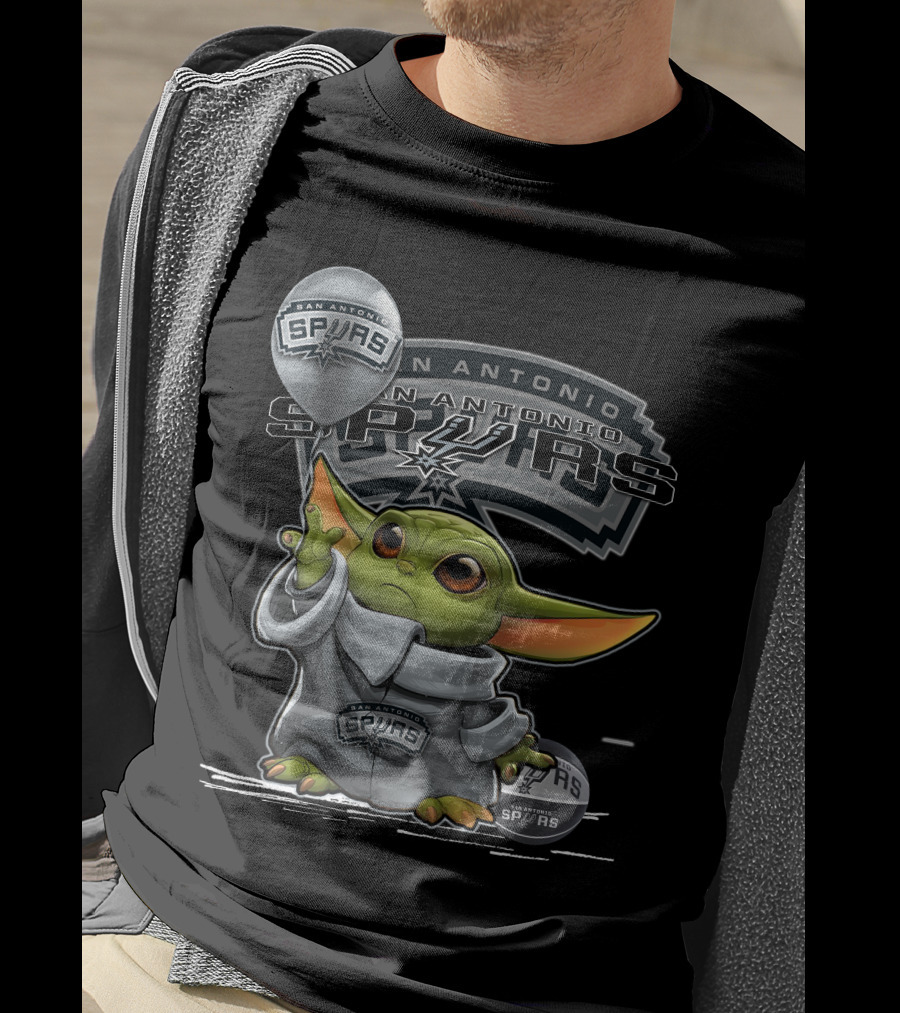 San Antonio Spurs Yoda Character T-Shirt