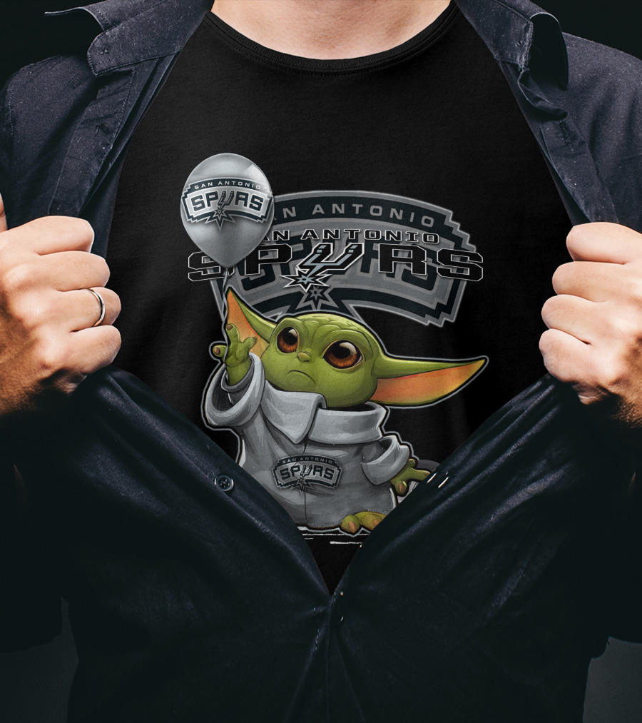 San Antonio Spurs Yoda Character T-Shirt