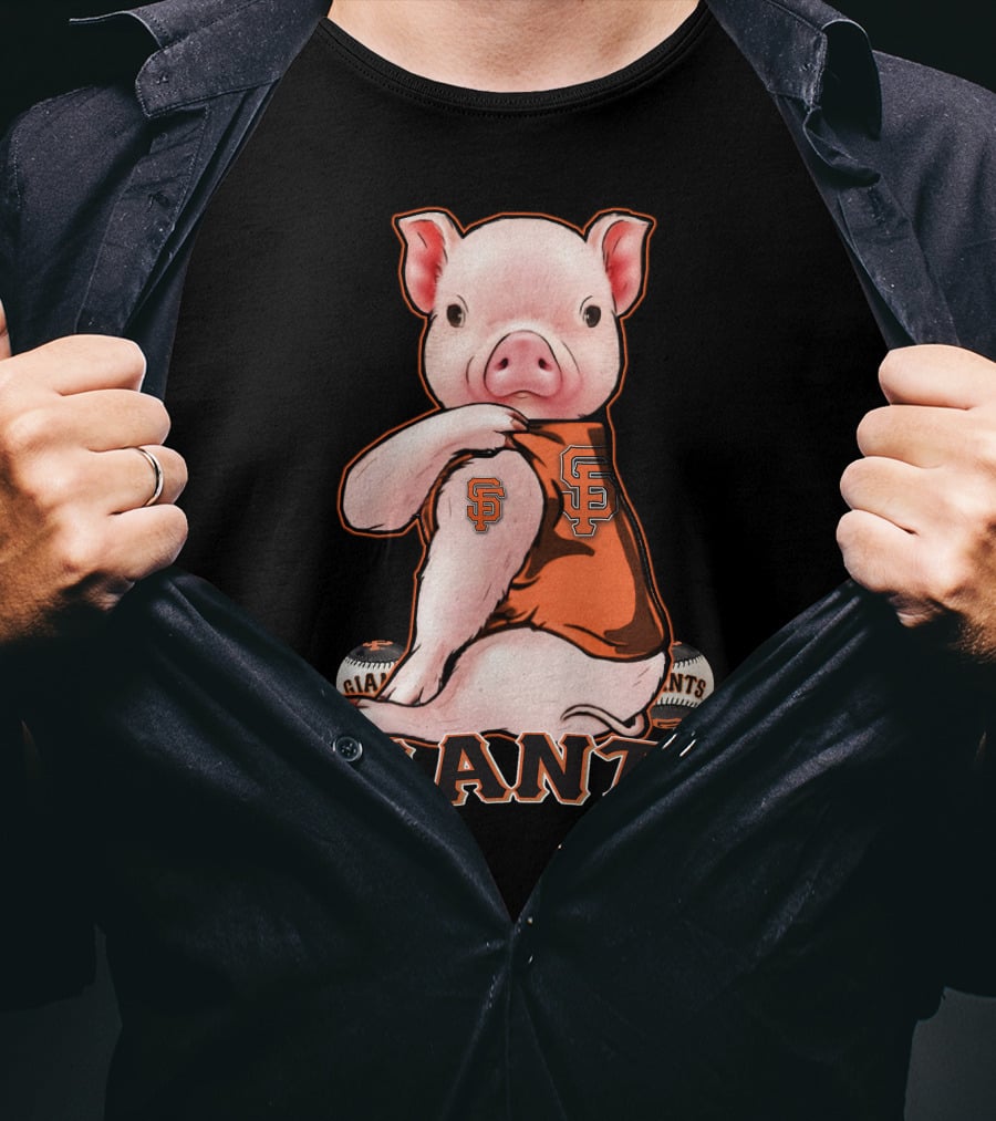 San Francisco Giants Pig Baseball Fan T-Shirt